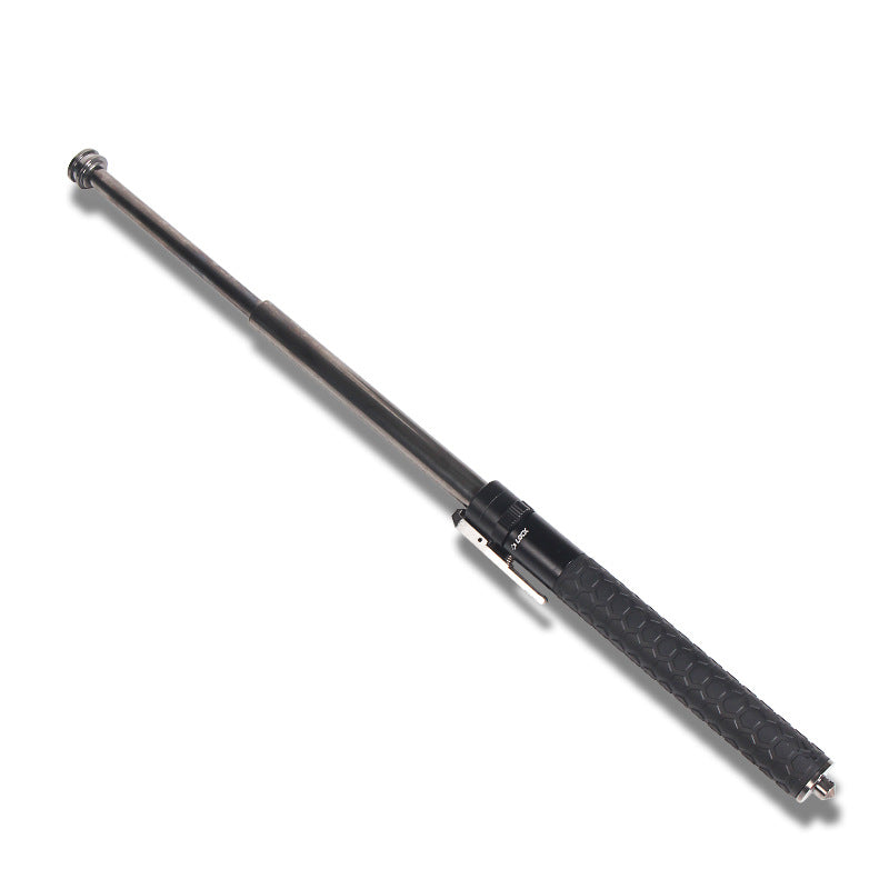 21-inch reinforced spring baton, automatic baton, automatic retractable baton, three-section baton, expandable baton, self-defense baton, made of fully steel quenched material