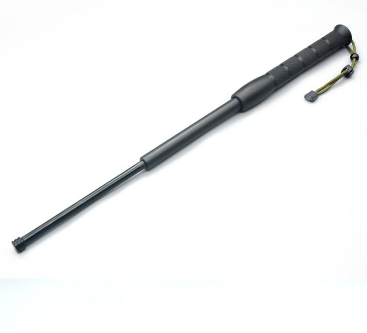 Lightweight expandable baton, self-defense weapon, retractable polyester fiber stick, legal self-defense anti-riot supplies, vehicle-mounted three-section rubber (baton)