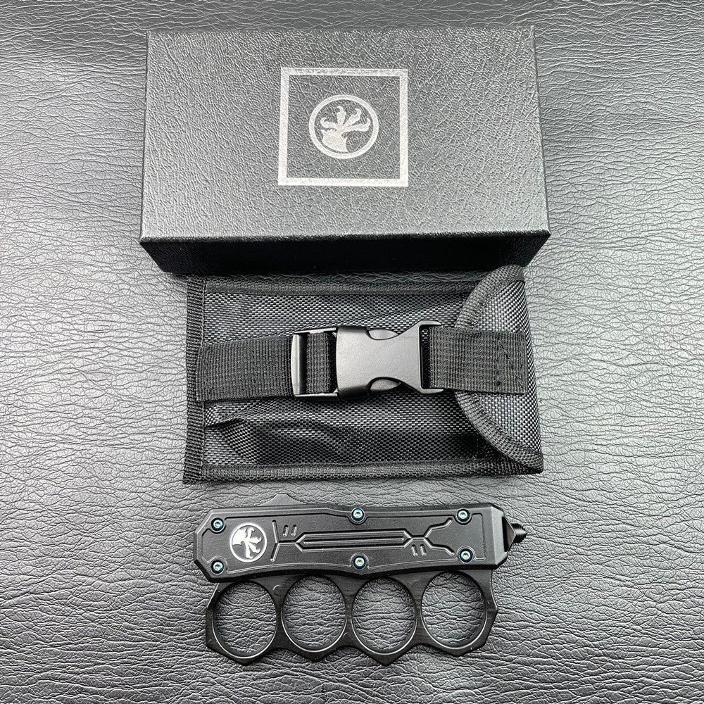 Microtech Outdoor Multi-Purpose Knuckle Duster Sheath, Wilderness Mountaineering Gear, Portable EDC Knife Sheath Handle