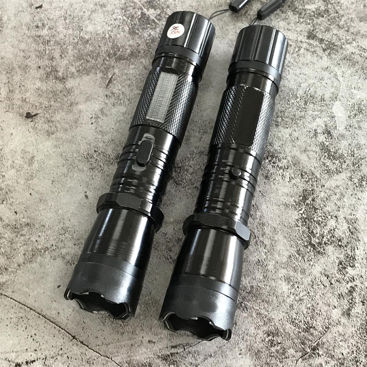 1101 Stun Gun Flashlight Self-defense Electric Stick