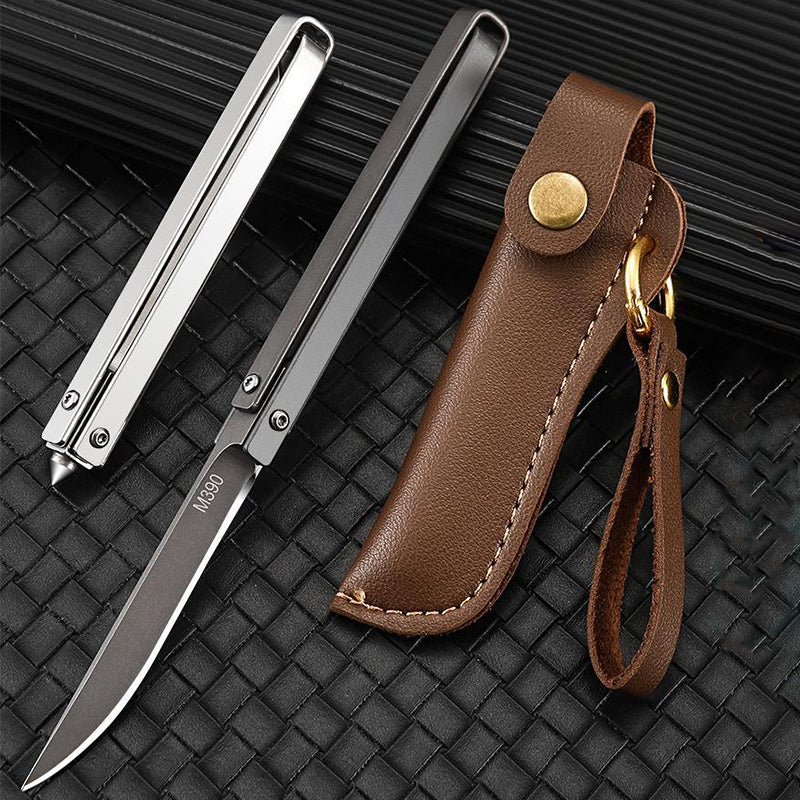 Mechanical Handle Folding Knife Outdoor Camping Broken WindowTactical Safety Defense Pocket Knives