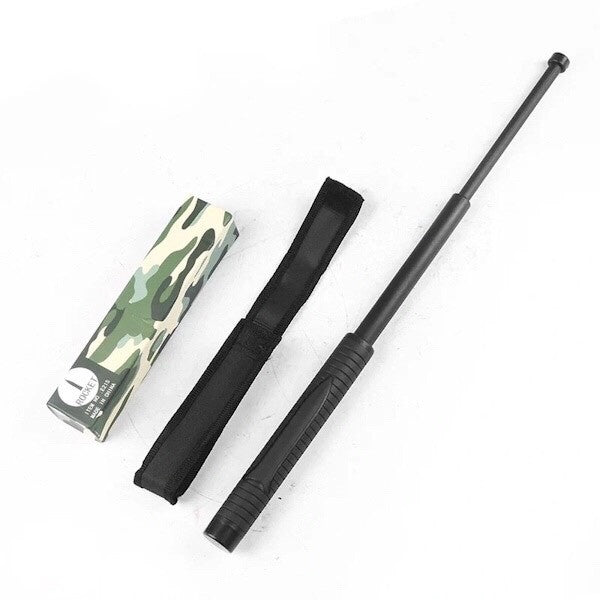 PC telescopic rubber stick, self-defense stick, protective stick, anti-riot stick, suitable for self-defense by men and women, car-mounted, can pass security checks, security equipment