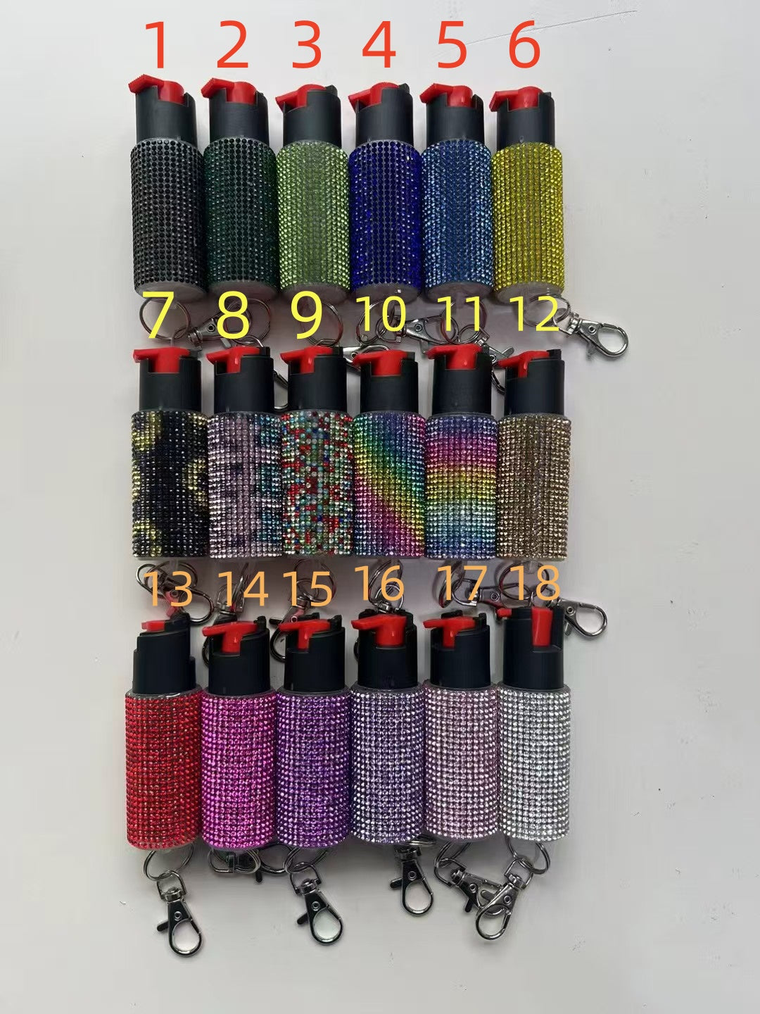 Buy 5 get 2 free！Personal Protection Pepper Spray with Multiple Specifications & Color Options, Compact & Easy to Carry Security Weapon