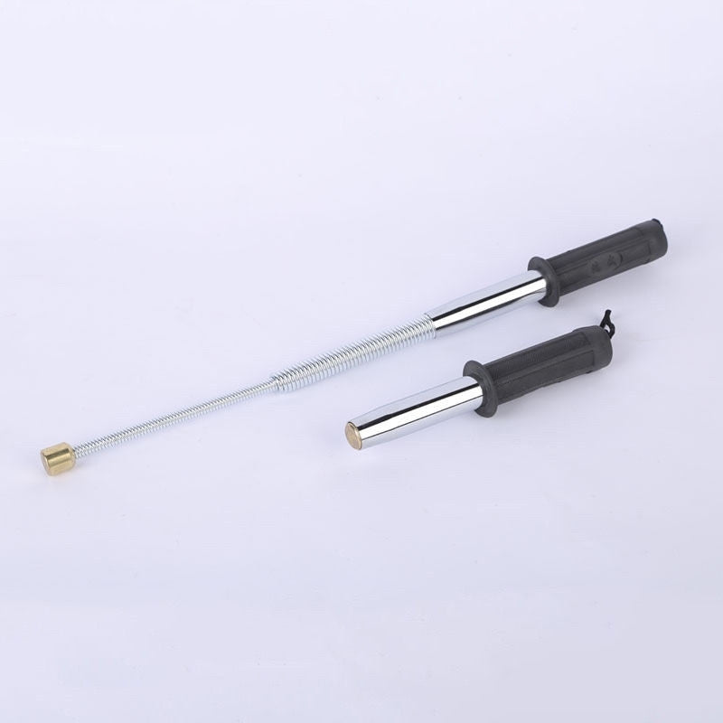 Martial arts spring whip with rubber handle, soft whip, telescopic whip, retractable whip, anti-wolf weapon, spring stick, spring soft stick