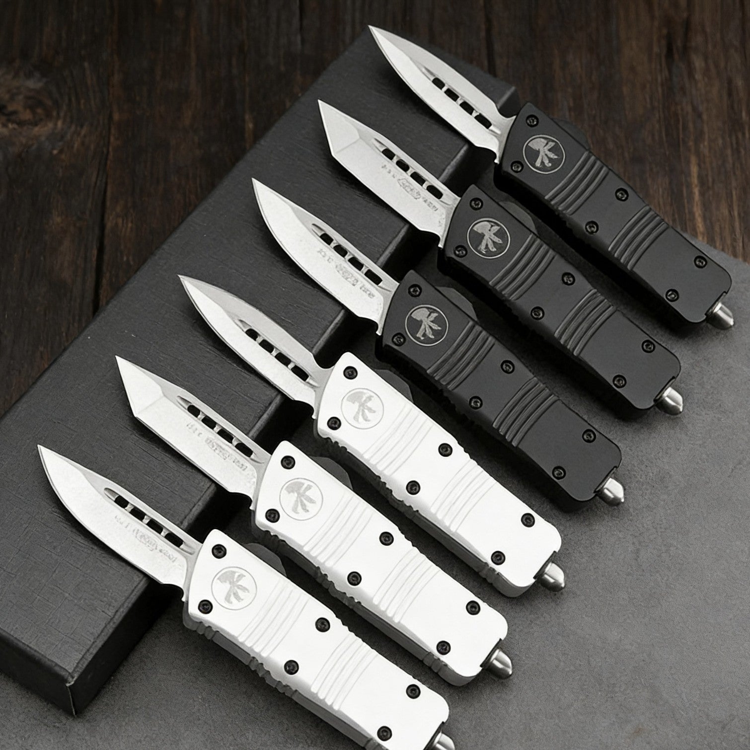 Aluminum Alloy Micro-Technology Mini Dragon Straight Out Knife ECD Straight Out Knife for Express Package Opening