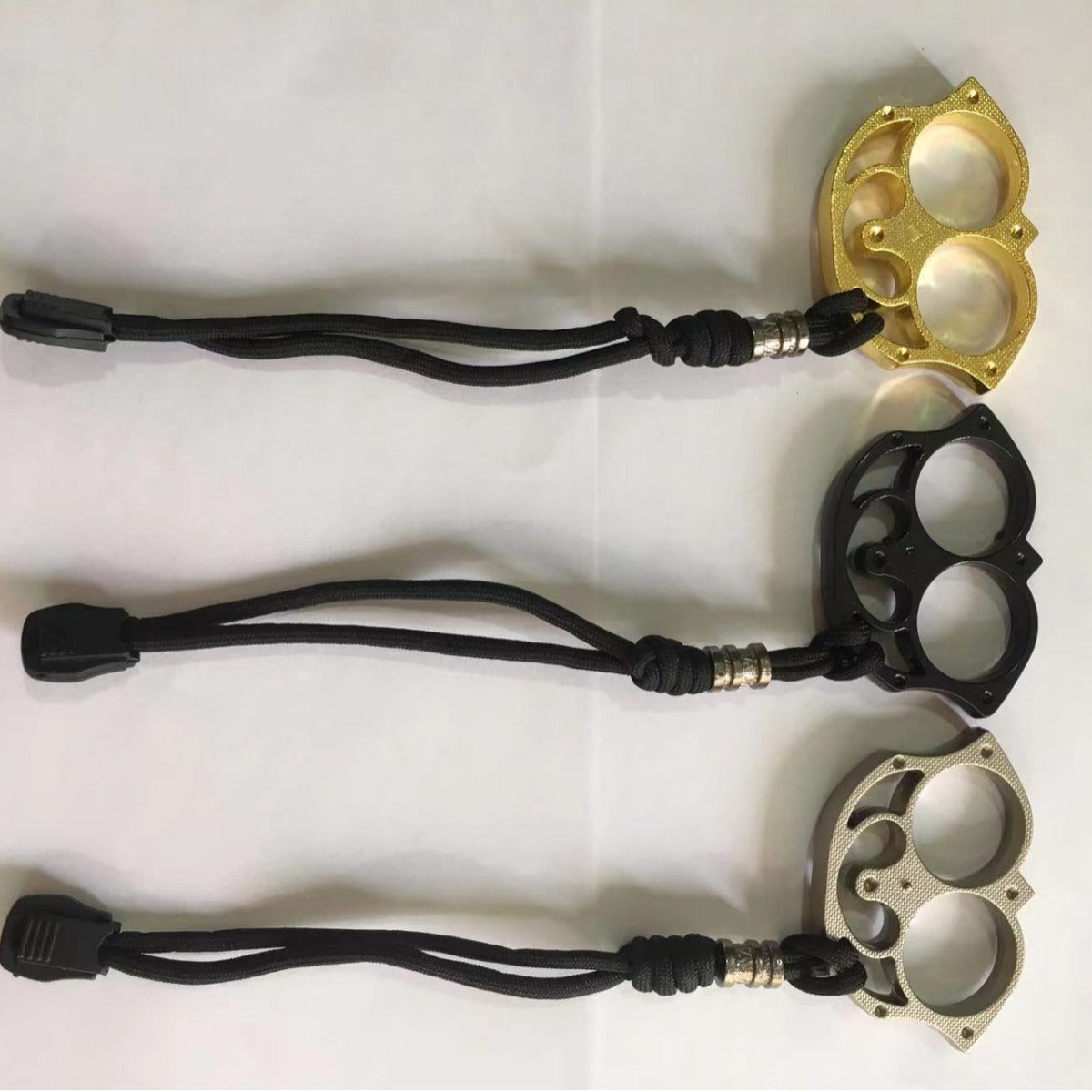 Bottle opener zinc alloy window breaker self-defense finger buckle keychain knuckle duster -- car emergency window breaker